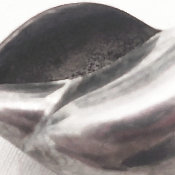 Vintage Sterling Silver Seashell Dangle Earrings - Picture 6 of 6